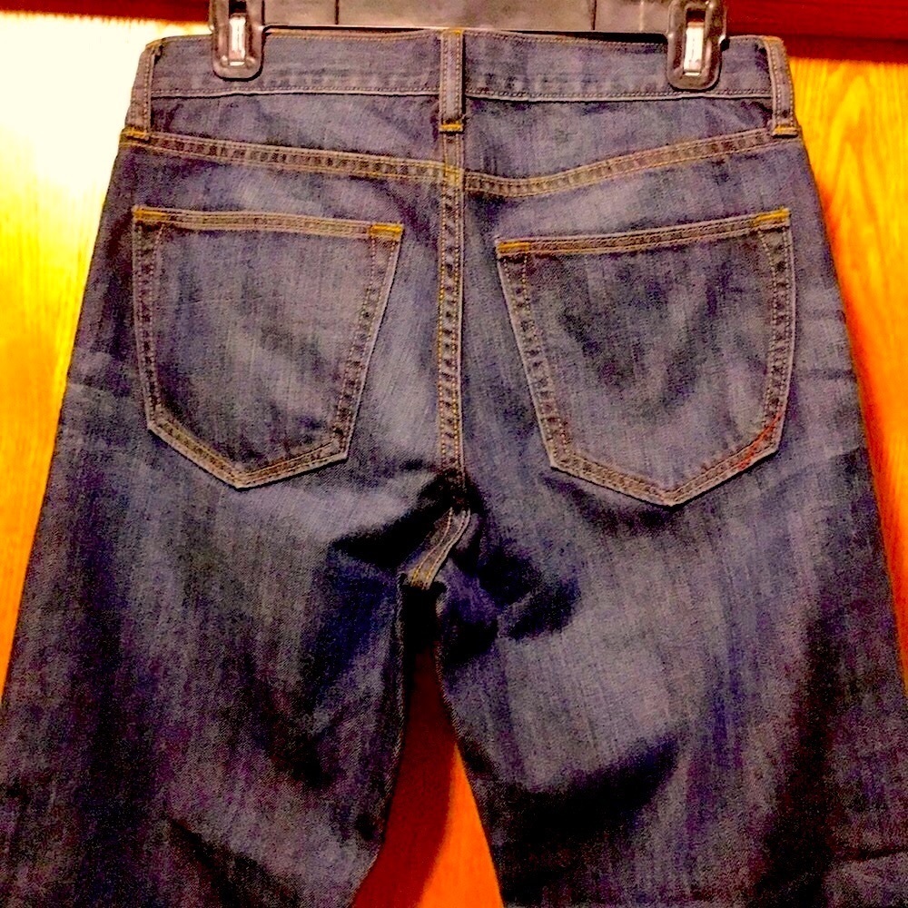 Banana Republic jeans men 30 x 30 Relaxed fit Soft Denim authentic med blue EUC - Picture 4 of 7